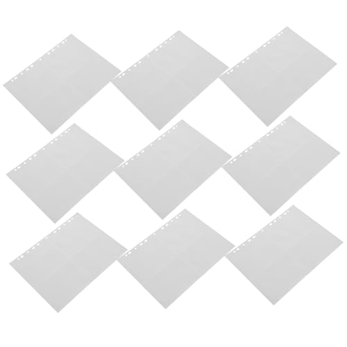Uonlytech 40 Stück Teiliges Fotohüllen mit Fächern Transparente Kunststoffseiten für Fotokarten und Bilder Lose Einlegeblätter für Ordner Wasserabweisende Schutzhüllen für Scrapbooking und Uonlytech 40 Stück Teiliges Fotohüllen mit Fächern Transparente Kunststoffseiten für Fotokarten und Bilder Lose Einlegeblätter für Ordner Wasserabweisende Schutzhüllen für Scrapbooking und von Uonlytech