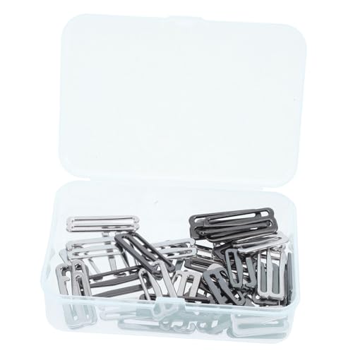Uonlytech 40 Stück Teiliges Träger Schnallen aus Metall Clips für Badeanzug Träger und Kleid Rutschfeste Versteller Inklusive Aufbewahrungsbox Kompatibel Tanktops Uonlytech 40 Stück Teiliges Träger Schnallen aus Metall Clips für Badeanzug Träger und Kleid Rutschfeste Versteller Inklusive Aufbewahrungsbox Kompatibel Tanktops von Uonlytech