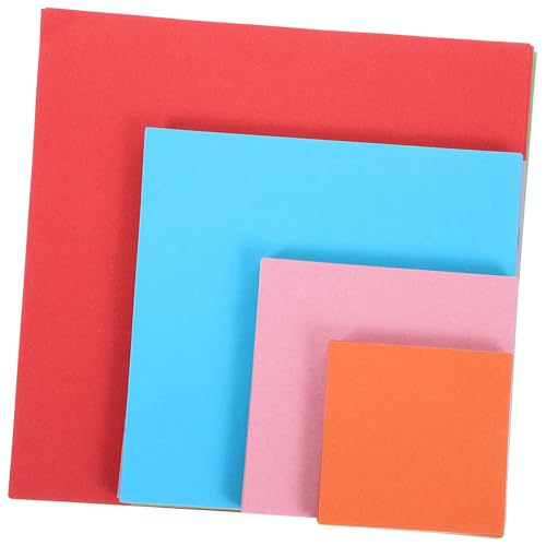 Uonlytech 400 Stück Buntes Origami Buntes Faltpapier Machen Handwerk Diy Origami Paper Falten Farbig Diy-bastelpapier Farbe Diy-papiermaterial Origami -papierdekorationen Origami-papier-kit von Uonlytech