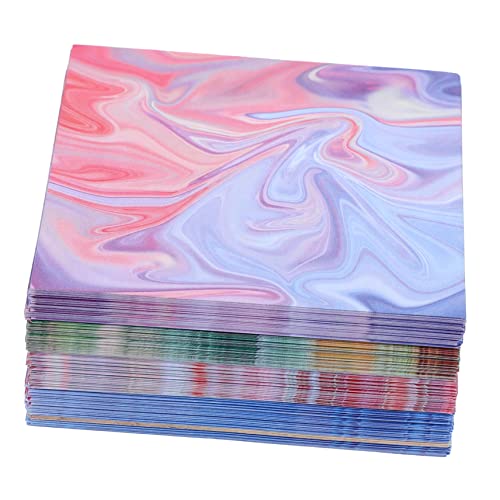 Uonlytech 400Blätter Faltpapier Origami Papier Für DIY Bastelprojekte Kindergartenbedarf Hochwertiges Doppelseitiges Bastelpapier Mit Knickfestigkeit von Uonlytech