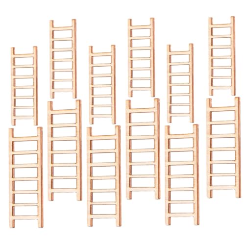 Uonlytech Kleiner Holzleitern für Puppenhäuser – 40 Stück Selbstgemacht Landschaftsdekor Unbearbeitetes Holz Langlebiges Zubehör für Miniatur Modellbau Uonlytech Kleiner Holzleitern für Puppenhäuser – 40 Stück Selbstgemacht Landschaftsdekor Unbearbeitetes Holz Langlebiges Zubehör für Miniatur Modellbau von Uonlytech