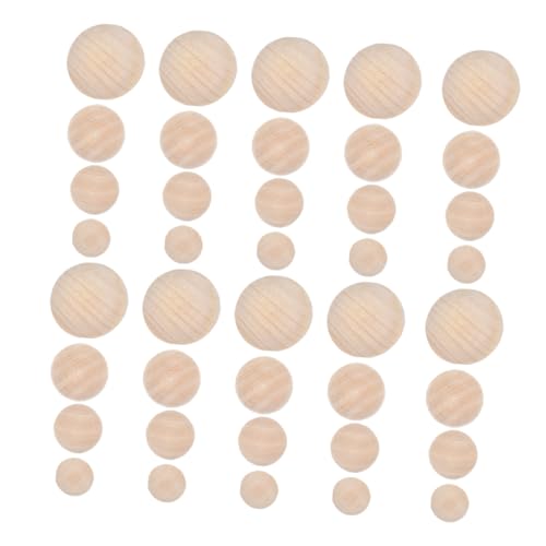 Uonlytech 40Stücke Unvollendete Halbholzkugeln für DIY Bastelprojekte Halbkugel Holzperlen zum Schnitzen und Materialien für Erwachsene Uonlytech 40Stücke Unvollendete Halbholzkugeln für DIY Bastelprojekte Halbkugel Holzperlen zum Schnitzen und Materialien für Erwachsene von Uonlytech