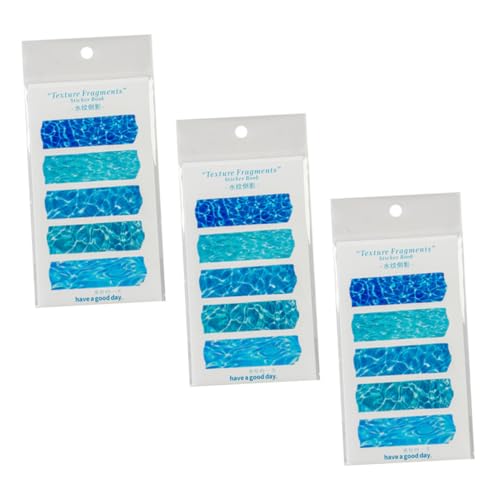 Uonlytech 45 Blatt Wasserwellen Aufkleber Scrapbooking Sticker mit Verschiedenen Mustern Selbstklebend DIY Kalender Dekoration Geeignet für Familien und Bastelprojekte Uonlytech 45 Blatt Wasserwellen Aufkleber Scrapbooking Sticker mit Verschiedenen Mustern Selbstklebend DIY Kalender Dekoration Geeignet für Familien und Bastelprojekte von Uonlytech