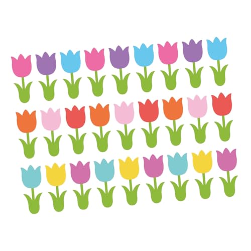 Uonlytech 45 Stück Frühlingsblumen-papierausschnitte: Tulpenausschnitte – Kunstpflanzen-schnittkarton Mit Klebepunkten Für Kinder-pinnwand, Diy-party-basteldekoration Uonlytech 45 Stück Frühlingsblumen-papierausschnitte: Tulpenausschnitte – Kunstpflanzen-schnittkarton Mit Klebepunkten Für Kinder-pinnwand, Diy-party-basteldekoration von Uonlytech