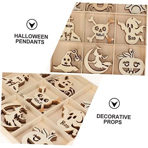 Uonlytech 45 Stück Halloween Holzanhänger Teilig mit Fächern DIY Holzscheiben zum Bemalen Einzigartige Holzdeko für Halloween Szenen Dekorative Holzanhänger für Festival Party Uonlytech 45 Stück Halloween Holzanhänger Teilig mit Fächern DIY Holzscheiben zum Bemalen Einzigartige Holzdeko für Halloween Szenen Dekorative Holzanhänger für Festival Party von Uonlytech