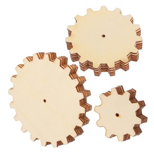 Uonlytech 45 Stück Steampunk Holzzahnräder Zahnräder Zum Basteln DIY Zahnradausschnitte Unlackierte Holzscheiben Mit Loch Ineinandergreifende Holzräder Holzkreise Basteln Uonlytech 45 Stück Steampunk Holzzahnräder Zahnräder Zum Basteln DIY Zahnradausschnitte Unlackierte Holzscheiben Mit Loch Ineinandergreifende Holzräder Holzkreise Basteln von Uonlytech