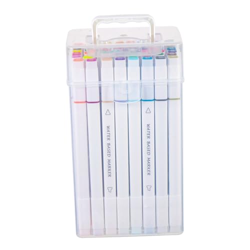 Uonlytech 48 Stück Doppelspitz Marker für Schule Filzstifte mit Ergonomischem Design für Diy Projekte Zeichnungen und Malerei für Erwachsene Uonlytech 48 Stück Doppelspitz Marker für Schule Filzstifte mit Ergonomischem Design für Diy Projekte Zeichnungen und Malerei für Erwachsene von Uonlytech
