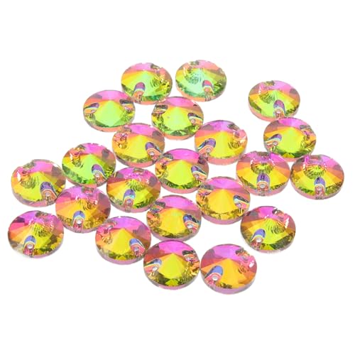Uonlytech 48 Stück Teiliges Bunte Glas Strasssteine zum Aufnähen Runde Diy Bastelsteine für Hochzeit Kleidung Taschen und Schmuck Langlebige Handnäh Dekorationen aus Kristallglas Uonlytech 48 Stück Teiliges Bunte Glas Strasssteine zum Aufnähen Runde Diy Bastelsteine für Hochzeit Kleidung Taschen und Schmuck Langlebige Handnäh Dekorationen aus Kristallglas von Uonlytech