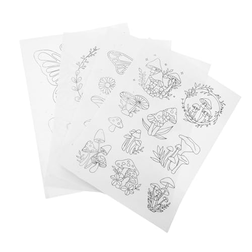 Uonlytech 4Blätter Wasserlösliche Stickpapiere Für DIY Stickerei Kaltwasserlösliche Folie Für Nähprojekte Und Kleidung Stickträger Für Präzise Ergebnisse Uonlytech 4Blätter Wasserlösliche Stickpapiere Für DIY Stickerei Kaltwasserlösliche Folie Für Nähprojekte Und Kleidung Stickträger Für Präzise Ergebnisse von Uonlytech
