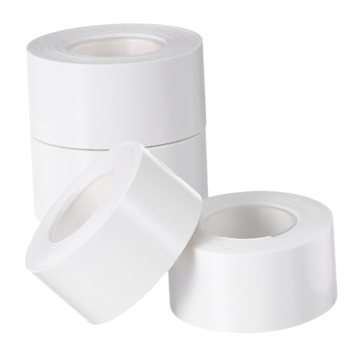 Uonlytech 4Rollen Thermische Etikettenrolle Langlebiges Thermodruckpapier für Quittungen Versandetiketten Barcode Anwendungen Selbstklebend Vielseitig Einsetzbar von Uonlytech