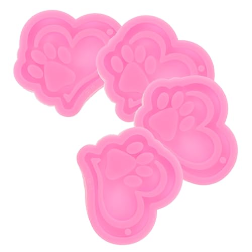 Uonlytech 4Stücke Silikonformen Für Schlüsselanhänger Antihaftbeschichtete Harz Gießformen Für DIY Aroma Pendants Schlüsselanhänger Silikonform Doppelte Herzform Uonlytech 4Stücke Silikonformen Für Schlüsselanhänger Antihaftbeschichtete Harz Gießformen Für DIY Aroma Pendants Schlüsselanhänger Silikonform Doppelte Herzform von Uonlytech