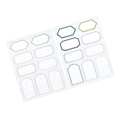 Uonlytech 5 Blätter Namensaufkleber für Wasserfeste Selbstklebende Etiketten Zufälligen Farben für Schule Bücher und Büroorganisation Zufällige Farbe Uonlytech 5 Blätter Namensaufkleber für Wasserfeste Selbstklebende Etiketten Zufälligen Farben für Schule Bücher und Büroorganisation Zufällige Farbe von Uonlytech