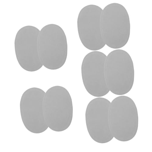 Uonlytech 5 Paare Knieschützer und Ellbogenschützer Flecken Patch Reparatur Ellbogenflicken für Pullover Flicken aufnähen Dekoration mit Kleiderapplikationen Flicken für Kleidung Leder Grau von Uonlytech