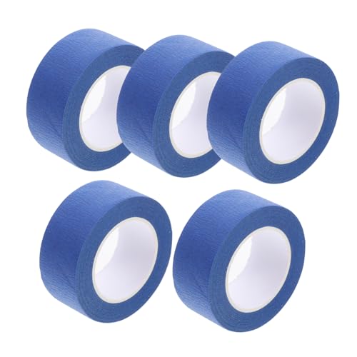 Uonlytech 5 Rollen Abdeckband Blaues Klebeband Bastelband Künstlerband Für Aquarellpapier Farbband Eva Klebeband Zum Malen Malerband Farbschaber Malerband Strukturpapier von Uonlytech
