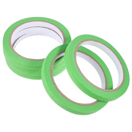 Uonlytech 5 Rollen Bunte Bastel Klebebänder DIY Maskingtape für Kreative Projekte Leicht Abreißbar und Handlich für Scrapbooking und Dekoration von Uonlytech
