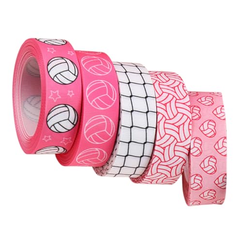 Uonlytech 5 Rollen Geschenkband Kugelband Zierbänder Sport Thematisches Band Volleyballband Band Zum Basteln Diy Game Ribbon Sportband Haarband Jubelband Volleyball-bastelband Polyester Uonlytech 5 Rollen Geschenkband Kugelband Zierbänder Sport Thematisches Band Volleyballband Band Zum Basteln Diy Game Ribbon Sportband Haarband Jubelband Volleyball-bastelband Polyester von Uonlytech