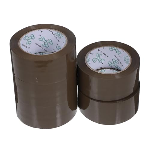 Uonlytech 5 Rollen Verpackungsklebeband Yards Robustes Braunes Klebeband für Versand und Büroanwendungen Vielseitig Einsetzbar Hohe Klebkraft von Uonlytech