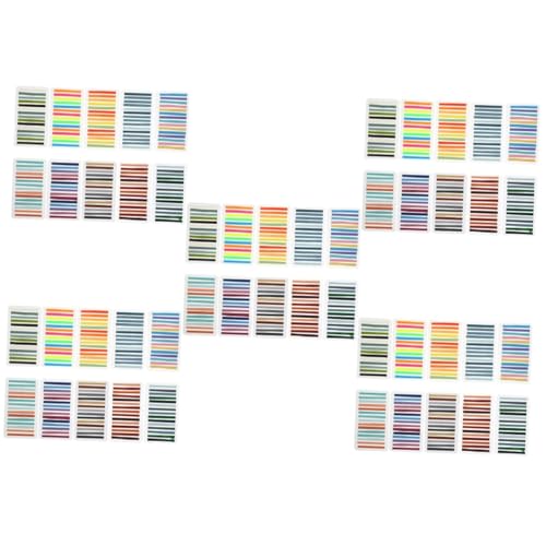 Uonlytech 5 Sätze Aufkleber Registerkarten Zum Kommentieren Von Büchern Farbe Klebestreifen Klein Lesestreifen Für Den Haushalt Highlight-streifen Das Haustier 10 Stück * 5 Uonlytech 5 Sätze Aufkleber Registerkarten Zum Kommentieren Von Büchern Farbe Klebestreifen Klein Lesestreifen Für Den Haushalt Highlight-streifen Das Haustier 10 Stück * 5 von Uonlytech