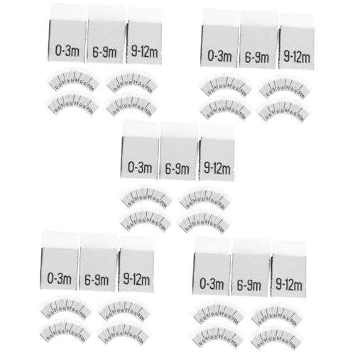 Uonlytech 5 Sätze Babymonats -tags Babyartikel Größenetikett Für Babykleidung Babys Kleideretiketten Für Schild Kleidungsetiketten Monatsetiketten Für Kleidung Polyester 300 Stück * 5 Uonlytech 5 Sätze Babymonats -tags Babyartikel Größenetikett Für Babykleidung Babys Kleideretiketten Für Schild Kleidungsetiketten Monatsetiketten Für Kleidung Polyester 300 Stück * 5 von Uonlytech