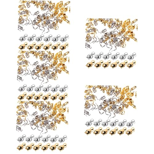 Uonlytech 5 Sätze Baozikou Schließungen Muschelknotenabdeckung Verschluss Perlen Herstellung Knotenabdeckungen Für Schmuck Perlenendkappen Rostfreier Stahl 200 Stück * 5 Uonlytech 5 Sätze Baozikou Schließungen Muschelknotenabdeckung Verschluss Perlen Herstellung Knotenabdeckungen Für Schmuck Perlenendkappen Rostfreier Stahl 200 Stück * 5 von Uonlytech