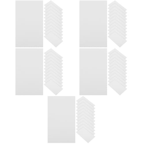 Uonlytech 5 Sätze Blanko Karten Für Diy Lernkarten Notizkarten Und Bastelprojekte Hochwertige Papierkarten Beschriften Und Gestalten Für Kreative Anwendungen Und Handgemachte 200 Stück * 5 von Uonlytech
