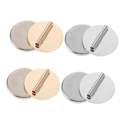 Uonlytech 5 Sätze Brosche -magnetschnalle Magnetischer Broschenkonverter Magnetische Metallschnallen Magnetstiftkonverter Broschenkonverter Aus Metall Magnetische Schmuckschnalle 4 Paare * 5 von Uonlytech