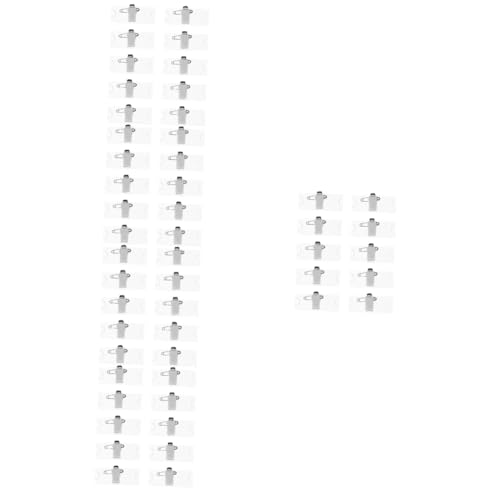 Uonlytech 5 Sätze Brustplattennadel Abzeichen Halter Männer Schlüssel Schild Inhaber Von Personalausweisen Inhaber Von Hoteletiketten Inhaber Von Offiziersausweisen Acryl 10 Stück * 5 von Uonlytech