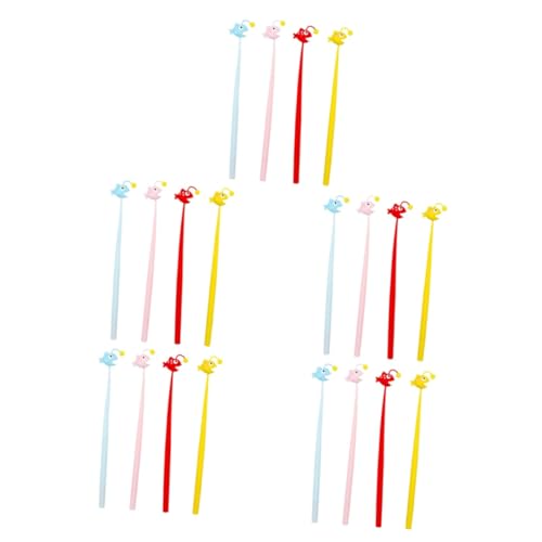 Uonlytech 5 Sätze Cartoon-stift Fisch Tinte Zeichnung Schreiben Kreativ Ästhetische Stifte Lustiger Stift Süße Löschbare Stifte Kugelschreiber Kieselgel Zufällige Farbe 4 Stück * 5 von Uonlytech