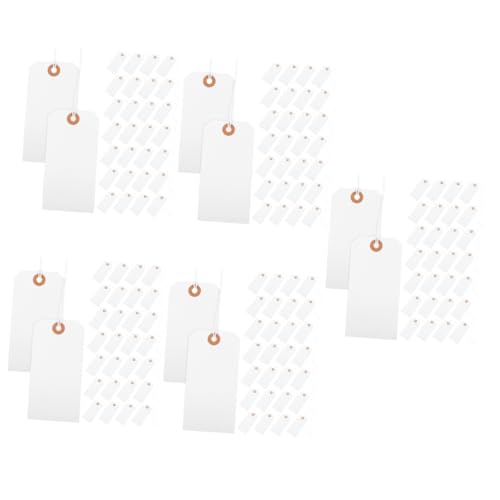 Uonlytech 5 Sätze Hängende Preisschilder Inventar -tags Preisschilder Für Kleidung Hängende Papieranhänger Leer Tags Zum Markieren Hängende Tags Papierstau Weiß 100 Stück * 5 Uonlytech 5 Sätze Hängende Preisschilder Inventar -tags Preisschilder Für Kleidung Hängende Papieranhänger Leer Tags Zum Markieren Hängende Tags Papierstau Weiß 100 Stück * 5 von Uonlytech