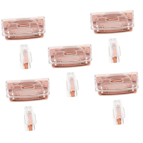 Uonlytech 5 Sätze Hole Punch Nail Picker Entferner Loch Hefter Stanzen Abzieher Puncher Bürozubehör Werkzeuge zum Entfernen von Klammern Werkzeug zum Abziehen von Nägeln Aluminiumlegierung von Uonlytech