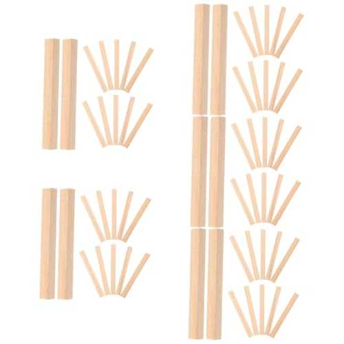 Uonlytech 5 Sätze Holzstangenmodellmaterial Jumbo Möbel Dübelsticks Handwerk Stöcke Klein Dübel Für Die Holzbearbeitung Unfertige Holzdübelstange Unfertige Holzstäbe Kiefernholz 30 Stück * 5 Uonlytech 5 Sätze Holzstangenmodellmaterial Jumbo Möbel Dübelsticks Handwerk Stöcke Klein Dübel Für Die Holzbearbeitung Unfertige Holzdübelstange Unfertige Holzstäbe Kiefernholz 30 Stück * 5 von Uonlytech