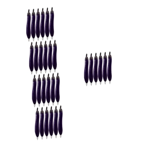 Uonlytech 5 Sätze Kugelschreiber -kühlschrankaufkleber Künstliche Aubergine Dekorative Kugelschreiber Stifte Für Studenten Süße Schreibstifte Neuheitstifte Violett Plastik 6 Stück * 5 Uonlytech 5 Sätze Kugelschreiber -kühlschrankaufkleber Künstliche Aubergine Dekorative Kugelschreiber Stifte Für Studenten Süße Schreibstifte Neuheitstifte Violett Plastik 6 Stück * 5 von Uonlytech