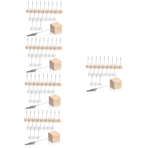 Uonlytech 5 Sätze Notizordner Empfangsbedarf Clipshalter Karteninhaber Gruß Visitenkartenständer Platzkartenhalter Für Partys Tischschildhalter Table -numper -hause Holz 20 Stück * 5 Uonlytech 5 Sätze Notizordner Empfangsbedarf Clipshalter Karteninhaber Gruß Visitenkartenständer Platzkartenhalter Für Partys Tischschildhalter Table -numper -hause Holz 20 Stück * 5 von Uonlytech