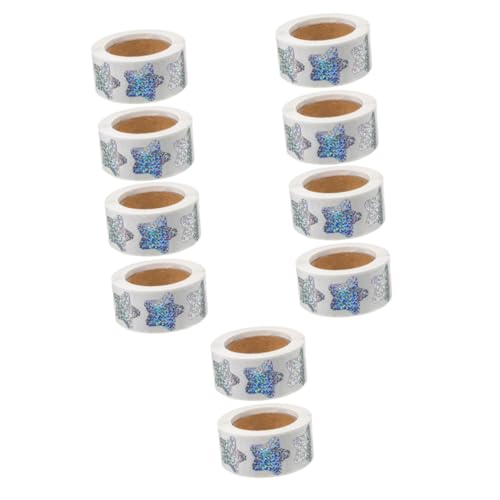 Uonlytech 5 Sätze Pentagramm-aufkleber Belohnungsaufkleber Für Den Kindergarten Stern Groß Selbstklebende Belohnungsaufkleber Siegel Aufkleber Pvc Selbstklebend 2 Rollen * 5 Uonlytech 5 Sätze Pentagramm-aufkleber Belohnungsaufkleber Für Den Kindergarten Stern Groß Selbstklebende Belohnungsaufkleber Siegel Aufkleber Pvc Selbstklebend 2 Rollen * 5 von Uonlytech