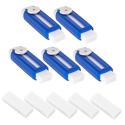 Uonlytech 5 Sätze Retractable Radiergummis für Schüler Sauberes Spurenloses Entfernen Kleines Leichtes Design Blau Weiß Inkl Ersatzkern für Schule Büro und Kreative Uonlytech 5 Sätze Retractable Radiergummis für Schüler Sauberes Spurenloses Entfernen Kleines Leichtes Design Blau Weiß Inkl Ersatzkern für Schule Büro und Kreative von Uonlytech