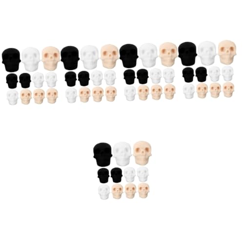 Uonlytech 5 Sätze Schädelperlen Schutzabdeckung Für Die Nadelabdeckungen Selber Machen Teil Der Nähnadel Rutschfeste Nadelkappen Stricknadelabdeckung Kieselgel 12 Stück * 5 von Uonlytech