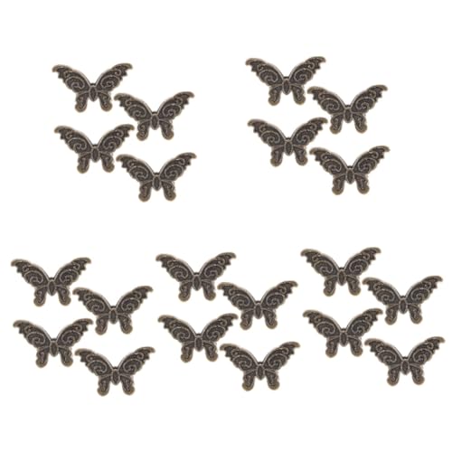 Uonlytech 5 Sätze Schmetterlingsclip Form Weiß Schmetterling-tagebuch-clip Schreibwaren Veranstalter Farbig Einzigartige Heftklammern Papierclips Foto Büroklammern Zinklegierung 4 Stück * 5 von Uonlytech
