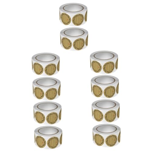 Uonlytech 5 Sätze Selbstklebende Etikettenaufkleber Entfernbare Etiketten Klebstoff Name Aufkleber-etiketten Geschenksiegelaufkleber Geschenkzubehör Kraftpapier Khaki 2 Rollen * 5 Uonlytech 5 Sätze Selbstklebende Etikettenaufkleber Entfernbare Etiketten Klebstoff Name Aufkleber-etiketten Geschenksiegelaufkleber Geschenkzubehör Kraftpapier Khaki 2 Rollen * 5 von Uonlytech