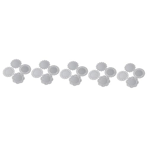 Uonlytech 5 Sätze Spitzenmesserschimmelpapierform Schneiden Sterben Stanzformen Für Die Kartenherstellung Gestanzt Prägung Prägeschablonen Silver Kohlenstoffstahl 4 Stück * 5 Uonlytech 5 Sätze Spitzenmesserschimmelpapierform Schneiden Sterben Stanzformen Für Die Kartenherstellung Gestanzt Prägung Prägeschablonen Silver Kohlenstoffstahl 4 Stück * 5 von Uonlytech