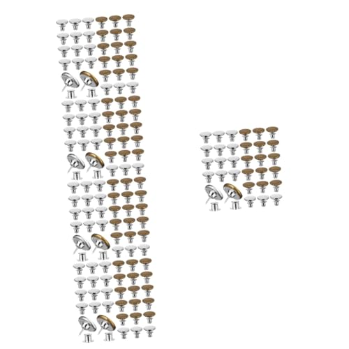 Uonlytech 5 Sätze Taillenknopf Schnappbäder Hosenbundstraffer Jeansknöpfe Tasten Taillenversteller Ersatz Schnappen Keine Sew -jeans -knöpfe Befestigungselemente Zinklegierung 30 Stück * 5 von Uonlytech