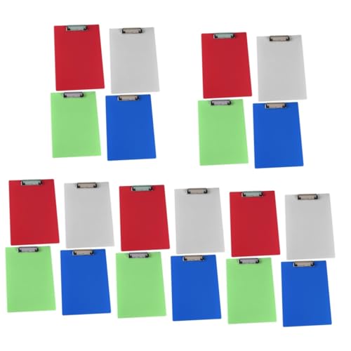 Uonlytech 5 Sätze Teiliges Clipboard Aus Langlebigem Kunststoff Halbtransparente Schreibbretter Mit Sicherem Clip Zur Dokumentenablage Leicht Und Für Büro Schule 4 Stücke * 5 Uonlytech 5 Sätze Teiliges Clipboard Aus Langlebigem Kunststoff Halbtransparente Schreibbretter Mit Sicherem Clip Zur Dokumentenablage Leicht Und Für Büro Schule 4 Stücke * 5 von Uonlytech