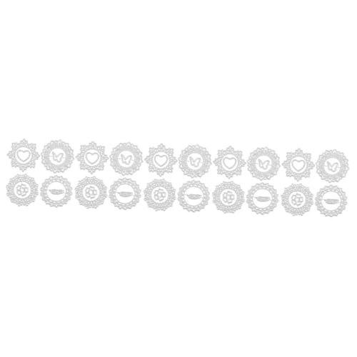 Uonlytech 5 Sätze Teiliges Metall Schneide Stanzformen Für Scrapbooking Und Kartenherstellung Runde Spitzenrahmen Schablonen Für Diy Bastelprojekte Papierschneider Für 4 Stück * 5 von Uonlytech