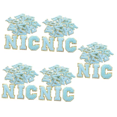 Uonlytech 5 Sätze Teiliges Set Von Buchstaben Patches Gesticktem Mehrzweck Näh Patches Für Kleidung Und Dekoration Aufnäher Für Rucksäcke Und Jeans 26 Stück * 5 von Uonlytech