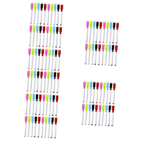 Uonlytech 5 Sätze Tragbare Whiteboard Stifte Mit Abwischbarem Marker Zufällige Farben Für Lehrer Schüler Und Büroangestellte Geeignet Für Glatte Oberflächen 30 Stück * 5 von Uonlytech