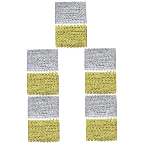 Uonlytech 5 Sätze Wellige Spitze Geflochtene Verkleidung Zum Nähen Hochzeit Natürlich Basteln Flechten Nähen Von Dekorativen Verzierungen Gewebter Zopfbesatz Nähen Trimmen Links 2 Rollen * 5 Uonlytech 5 Sätze Wellige Spitze Geflochtene Verkleidung Zum Nähen Hochzeit Natürlich Basteln Flechten Nähen Von Dekorativen Verzierungen Gewebter Zopfbesatz Nähen Trimmen Links 2 Rollen * 5 von Uonlytech