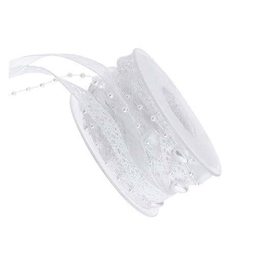 Uonlytech 5 Spitzengewebe Band Für Blumen Brautduschendekorationen Hochzeit Hübsches Band Schleife Partydekorationen Geschenkband Partydekoration Handwerk Wickelband Weiß Uonlytech 5 Spitzengewebe Band Für Blumen Brautduschendekorationen Hochzeit Hübsches Band Schleife Partydekorationen Geschenkband Partydekoration Handwerk Wickelband Weiß von Uonlytech