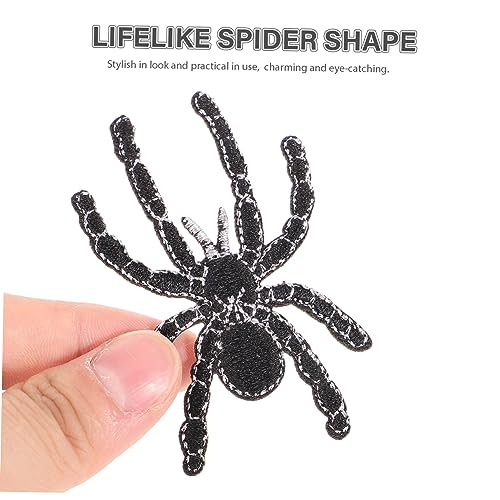Uonlytech 5 Stck Bestickte Spinnen Patches zum Aufnähen und Aufbügeln Lebensechte DIY Stoffapplikationen für Kleidung Jeans Taschen Halloween Kostüm und Dekoration Uonlytech 5 Stck Bestickte Spinnen Patches zum Aufnähen und Aufbügeln Lebensechte DIY Stoffapplikationen für Kleidung Jeans Taschen Halloween Kostüm und Dekoration von Uonlytech