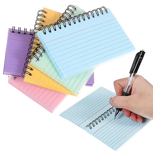 Uonlytech 5 Stück Farbiges Spulenbuch Kleine Karteikarten Süße Karteikarten Revision Stationär Notizbuchkarten Beachten Sie Pads Gefüttert Studieren Mini Lernen Bunt Papier Uonlytech 5 Stück Farbiges Spulenbuch Kleine Karteikarten Süße Karteikarten Revision Stationär Notizbuchkarten Beachten Sie Pads Gefüttert Studieren Mini Lernen Bunt Papier von Uonlytech