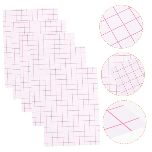 Uonlytech 5 Stück Heißtransferpapier für DIY T Shirt Druck Hitzebeständige Transferfolie für Kleidung Geeignet für Logos und Designs Einfache Anwendung Gute Haftung kein Riss nach Waschen von Uonlytech