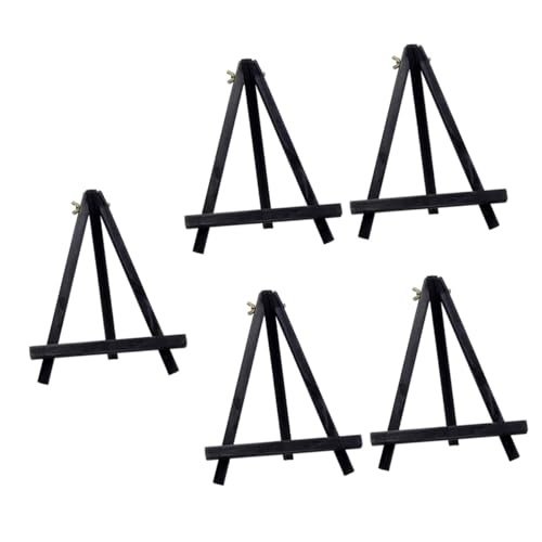 Uonlytech 5 Stück Klein Holzstaffelei für Praktische Tischstaffelei für Zeichnungen DIY Kunstprojekte und Handyhalterung für Schlafzimmer Wohnzimmer und Veranstaltungen Uonlytech 5 Stück Klein Holzstaffelei für Praktische Tischstaffelei für Zeichnungen DIY Kunstprojekte und Handyhalterung für Schlafzimmer Wohnzimmer und Veranstaltungen von Uonlytech